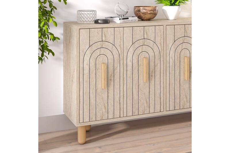 Konsol Kambuku Travertin - Travertin - Möbler - Bord & matgrupp - Avlastningsbord & sidobord - Konsolbord & hallbord