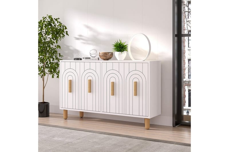 Konsol Kambuku Vit - Vit - Möbler - Bord & matgrupp - Avlastningsbord & sidobord - Konsolbord & hallbord