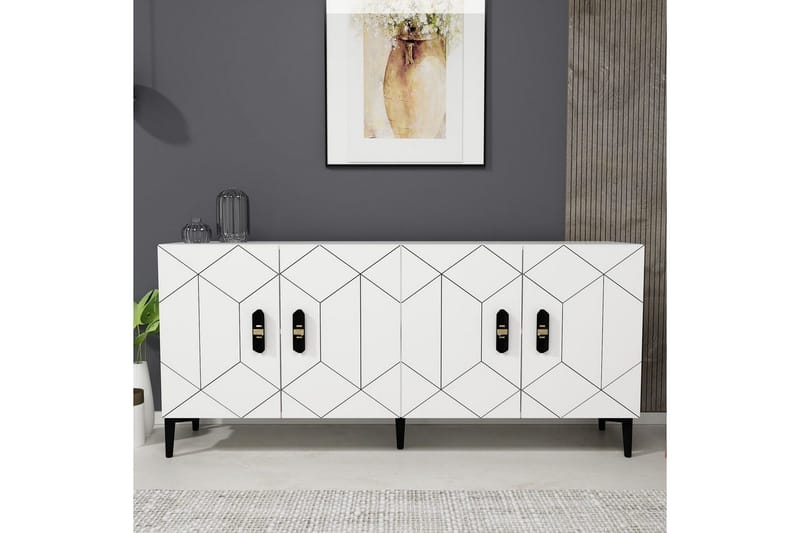 Konsol Kaysie Vit - Vit - Möbler - Bord & matgrupp - Avlastningsbord & sidobord - Konsolbord & hallbord