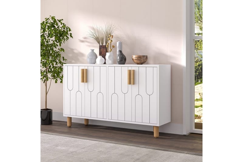 Konsol Masateru Vit - Vit - Möbler - Bord & matgrupp - Avlastningsbord & sidobord - Konsolbord & hallbord