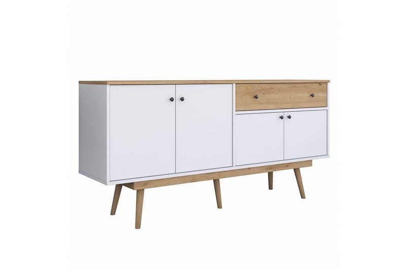 Konsol Miraenis Valnöt / Vit, Mörkbrun/Vit