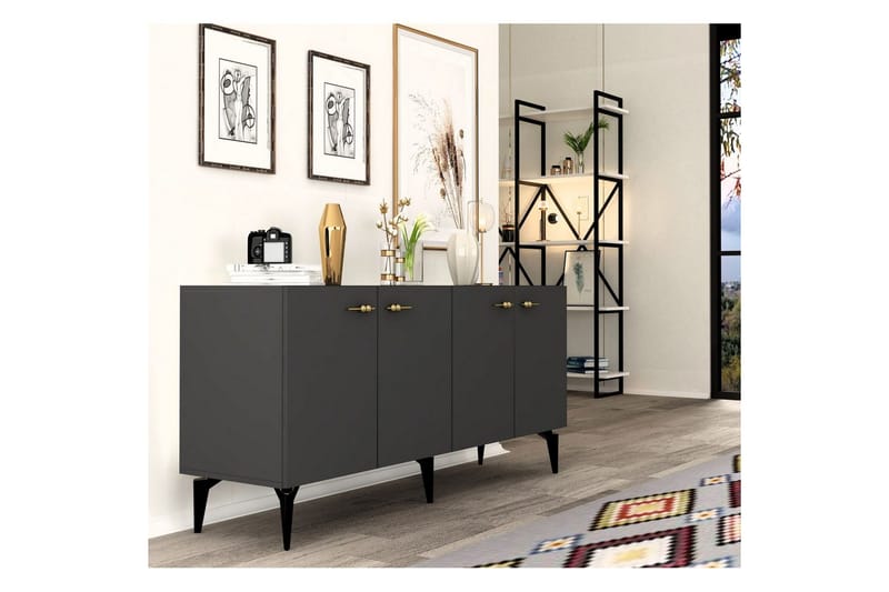 Konsol Miyuki Antracit - Antracit - Möbler - Bord & matgrupp - Avlastningsbord & sidobord - Konsolbord & hallbord