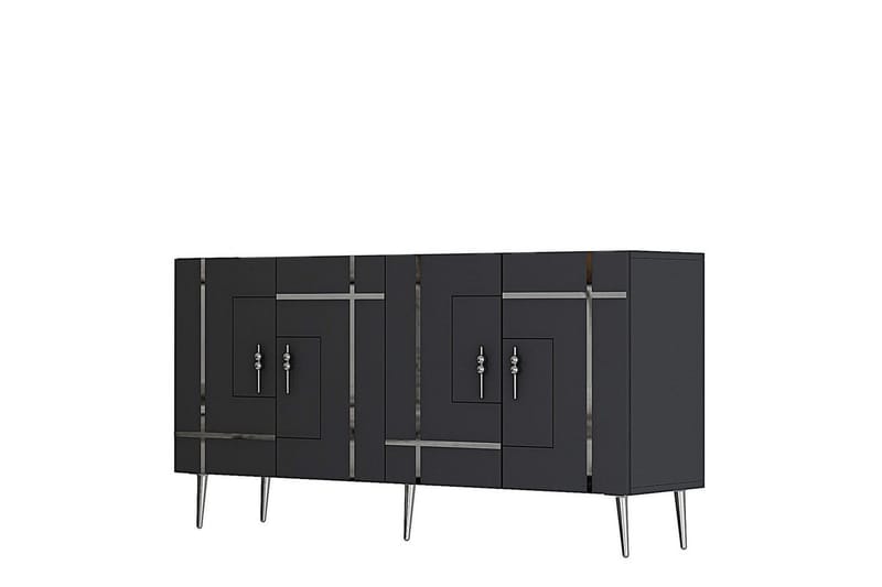 Konsol Safidonya Antracit / Argentu, Antracit / Argentu