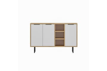 Konsol Schmida Sudamal Ek / Vit - Blå/Vit - Möbler - Bord & matgrupp - Avlastningsbord & sidobord - Konsolbord & hallbord