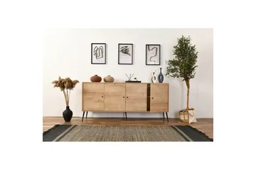 Konsol Selougate Ek - Mediumfärgat trä - Möbler - Bord & matgrupp - Avlastningsbord & sidobord - Konsolbord & hallbord