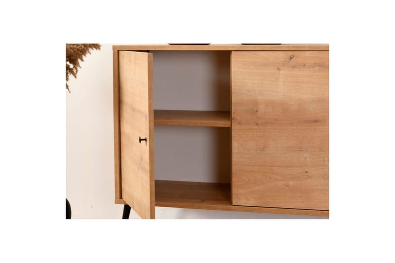 Konsol Selougate Ek - Mediumfärgat trä - Möbler - Bord & matgrupp - Avlastningsbord & sidobord - Konsolbord & hallbord