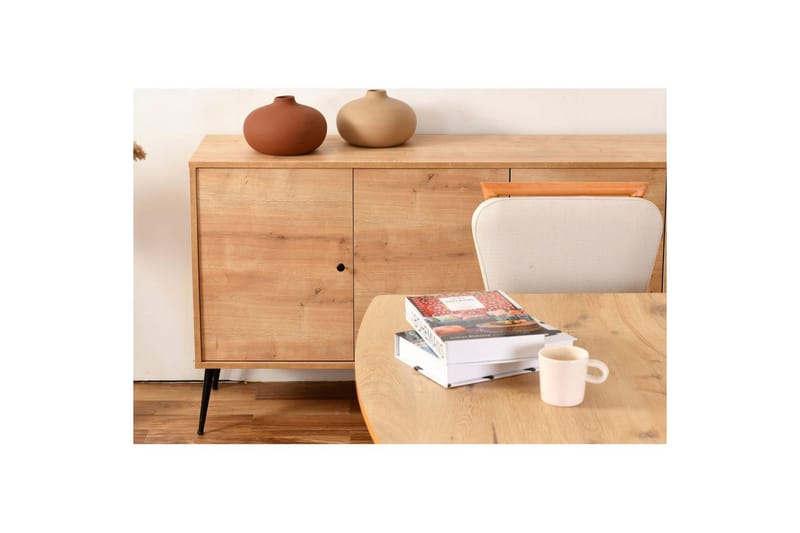 Konsol Selougate Ek - Mediumfärgat trä - Möbler - Bord & matgrupp - Avlastningsbord & sidobord - Konsolbord & hallbord