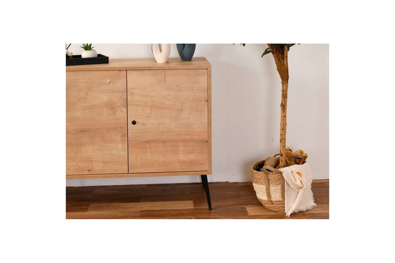 Konsol Selougate Ek - Mediumfärgat trä - Möbler - Bord & matgrupp - Avlastningsbord & sidobord - Konsolbord & hallbord