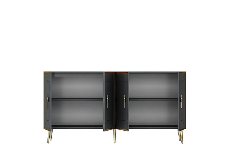 Konsol Virdel Antracit / Rany - Antracit / Rany - Möbler - Bord & matgrupp - Avlastningsbord & sidobord - Konsolbord & hallbord