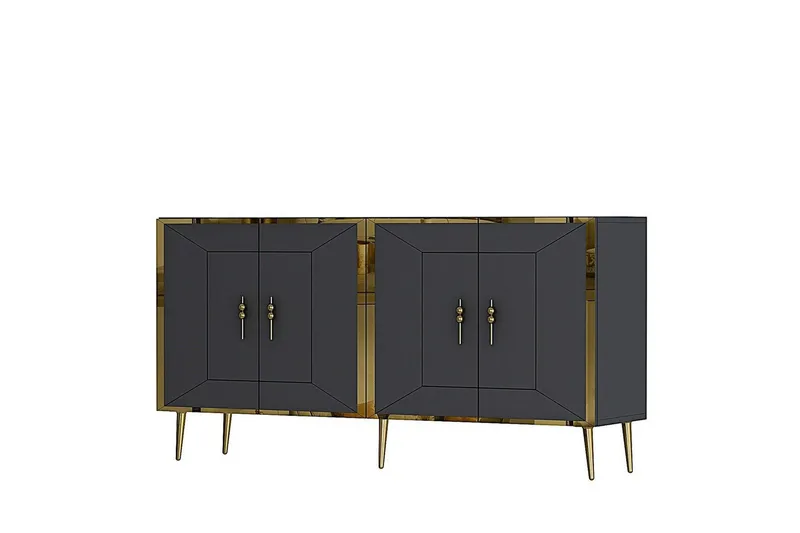 Konsol Virdel Antracit / Rany - Antracit / Rany - Möbler - Bord & matgrupp - Avlastningsbord & sidobord - Konsolbord & hallbord