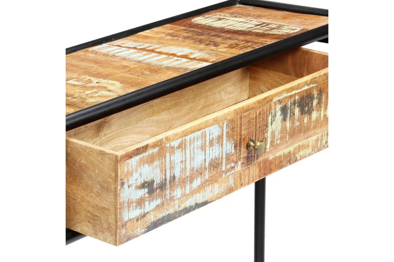 Konsolbord 118x30x75 cm massivt återvunnet trä - Brun - Konsolbord & hallbord - Avlastningsbord & sidobord - Hallförvaring