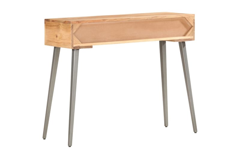 Konsolbord 90x30x75 cm massivt akaciaträ - Brun - Konsolbord & hallbord - Avlastningsbord & sidobord - Hallförvaring