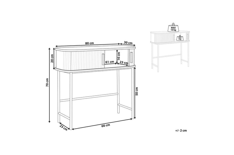 Konsolbord Bradley - Möbler - Bord & matgrupp - Avlastningsbord & sidobord - Konsolbord & hallbord