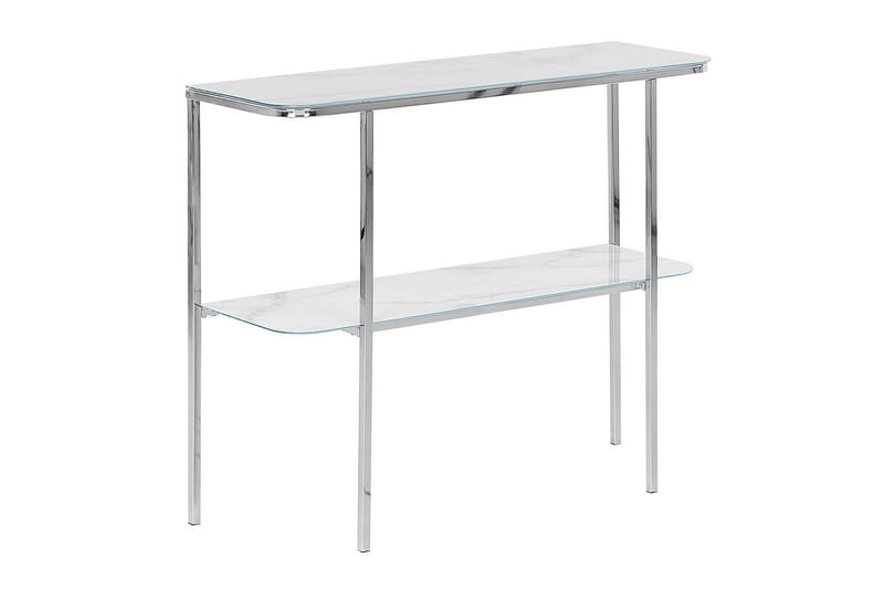 Konsolbord Calvert Vit, Silver - Vit, Silver - Möbler - Bord & matgrupp - Avlastningsbord & sidobord - Konsolbord & hallbord