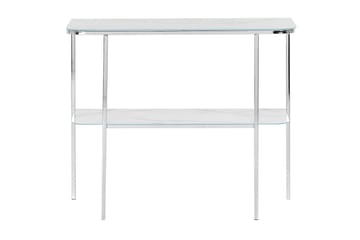 Konsolbord Calvert Vit, Silver - Vit, Silver - Möbler - Bord & matgrupp - Avlastningsbord & sidobord - Konsolbord & hallbord