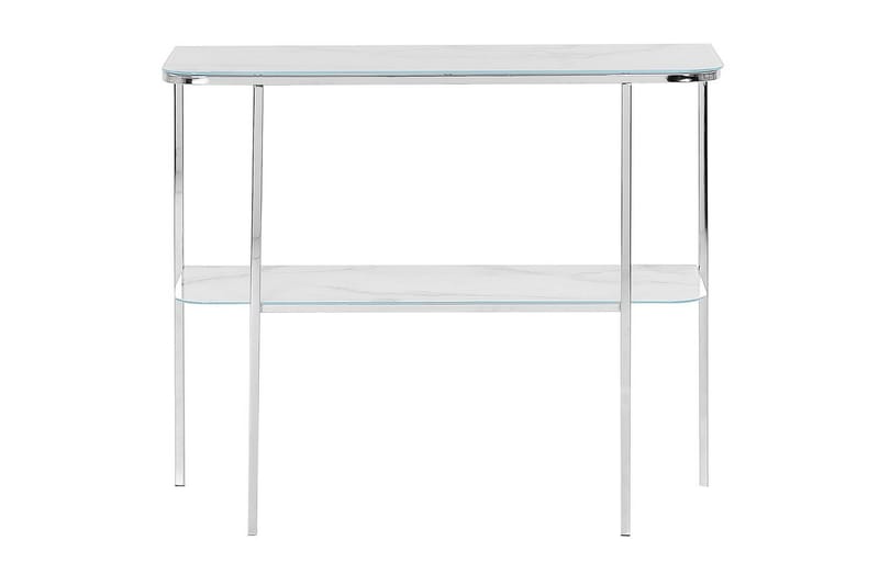 Konsolbord Calvert Vit, Silver - Vit, Silver - Möbler - Bord & matgrupp - Avlastningsbord & sidobord - Konsolbord & hallbord