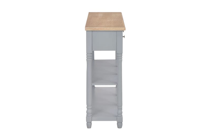 Konsolbord grå 120x30x76 cm MDF - Grå - Konsolbord & hallbord - Avlastningsbord & sidobord - Hallförvaring