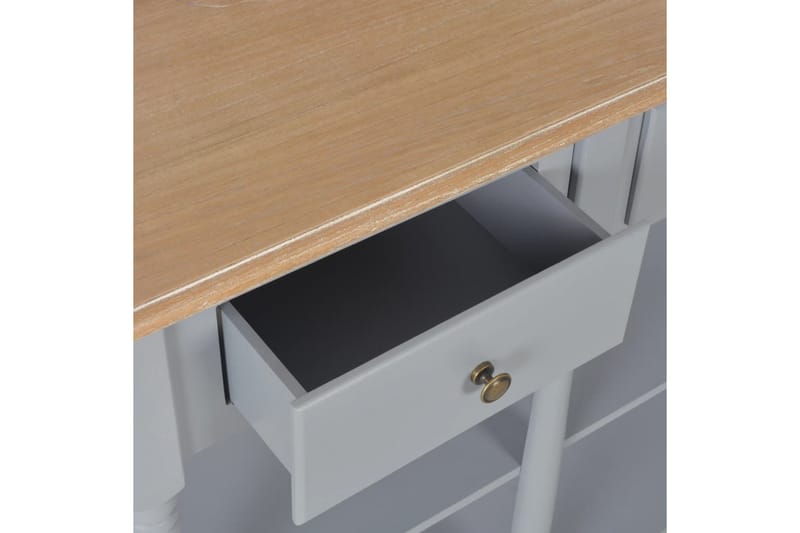 Konsolbord grå 120x30x76 cm MDF - Grå - Konsolbord & hallbord - Avlastningsbord & sidobord - Hallförvaring