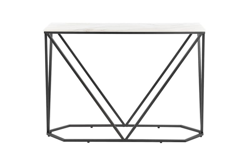 Konsolbord Hazen Vit, Svart - Vit, Svart - Möbler - Bord & matgrupp - Avlastningsbord & sidobord - Konsolbord & hallbord