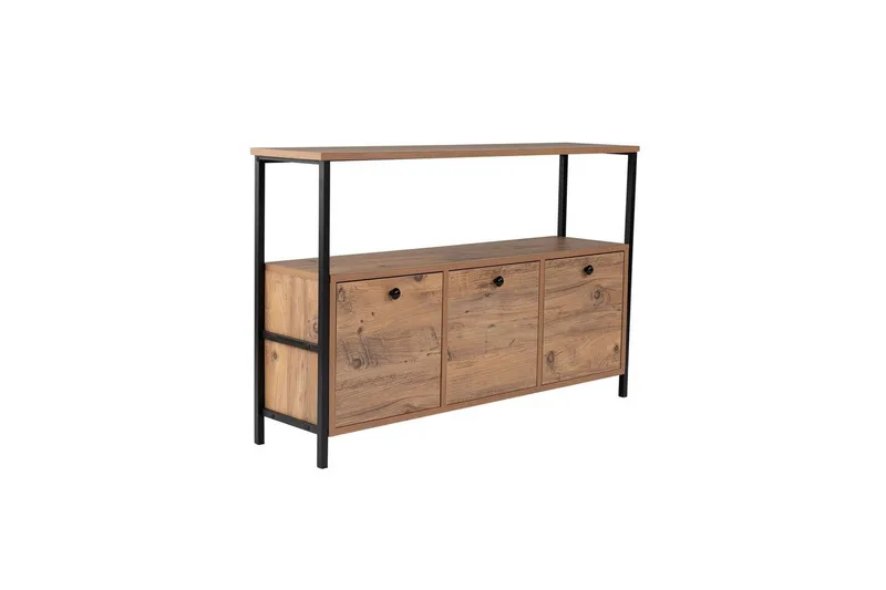 Konsolbord Hemani Atlantisk Furu Svart, Atlantisk Furu Svart