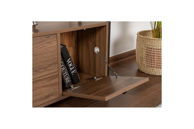 Konsolbord Hemani Valnöt Svart - Valnöt Svart - Möbler - Bord & matgrupp - Avlastningsbord & sidobord - Konsolbord & hallbord