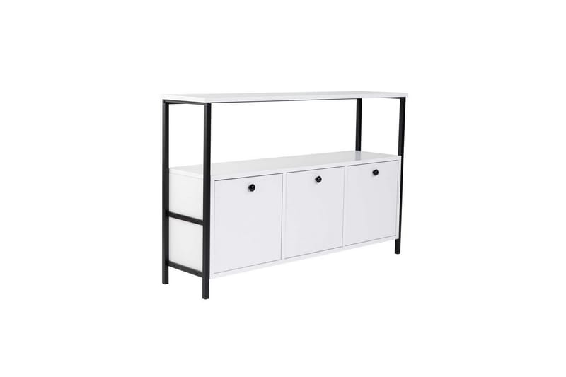 Konsolbord Hemani Vit Svart - Vit Svart - Möbler - Bord & matgrupp - Avlastningsbord & sidobord - Konsolbord & hallbord