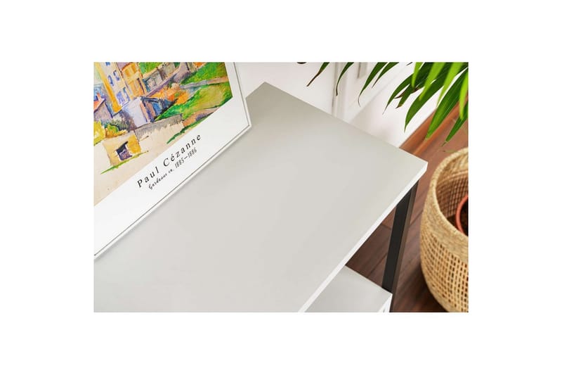 Konsolbord Hemani Vit Svart - Vit Svart - Möbler - Bord & matgrupp - Avlastningsbord & sidobord - Konsolbord & hallbord