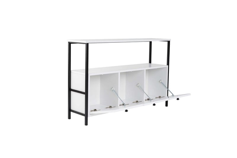 Konsolbord Hemani Vit Svart - Vit Svart - Möbler - Bord & matgrupp - Avlastningsbord & sidobord - Konsolbord & hallbord