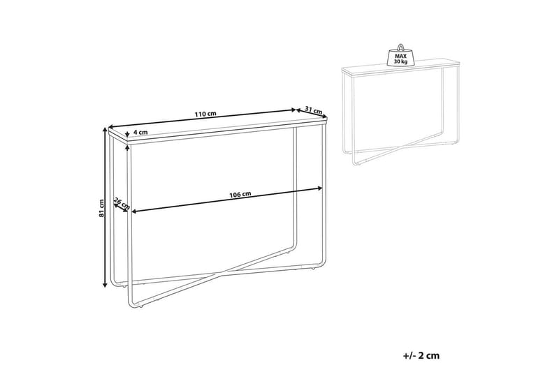 Konsolbord Lakota - Möbler - Bord & matgrupp - Avlastningsbord & sidobord - Konsolbord & hallbord