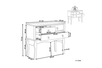 Konsolbord Lamar - Möbler - Bord & matgrupp - Avlastningsbord & sidobord - Konsolbord & hallbord
