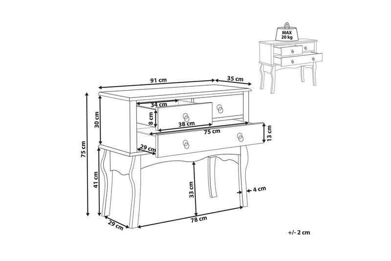 Konsolbord Lamar - Möbler - Bord & matgrupp - Avlastningsbord & sidobord - Konsolbord & hallbord