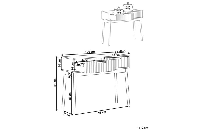 Konsolbord Lynwood - Möbler - Bord & matgrupp - Avlastningsbord & sidobord - Konsolbord & hallbord