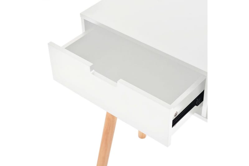 Konsolbord massiv furu 80x30x72 cm vit - Vit - Konsolbord & hallbord - Avlastningsbord & sidobord - Hallförvaring
