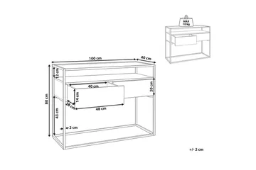 Konsolbord Mauk - Möbler - Bord & matgrupp - Avlastningsbord & sidobord - Konsolbord & hallbord
