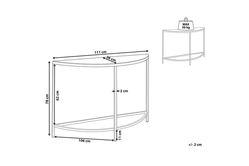 Konsolbord Orita - Möbler - Bord & matgrupp - Avlastningsbord & sidobord - Konsolbord & hallbord