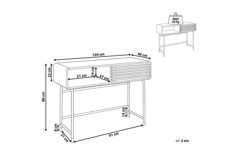 Konsolbord Rifle - Möbler - Bord & matgrupp - Avlastningsbord & sidobord - Konsolbord & hallbord
