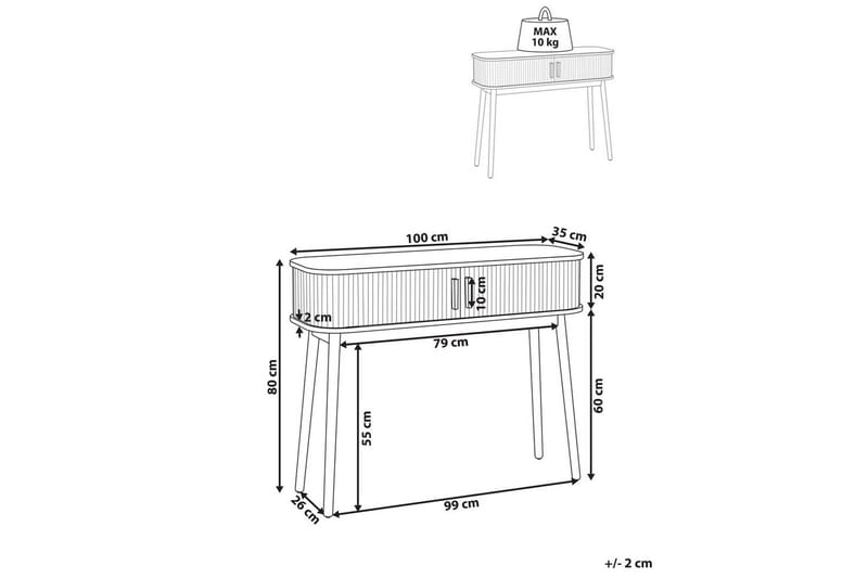 Konsolbord Selah - Möbler - Bord & matgrupp - Avlastningsbord & sidobord - Konsolbord & hallbord