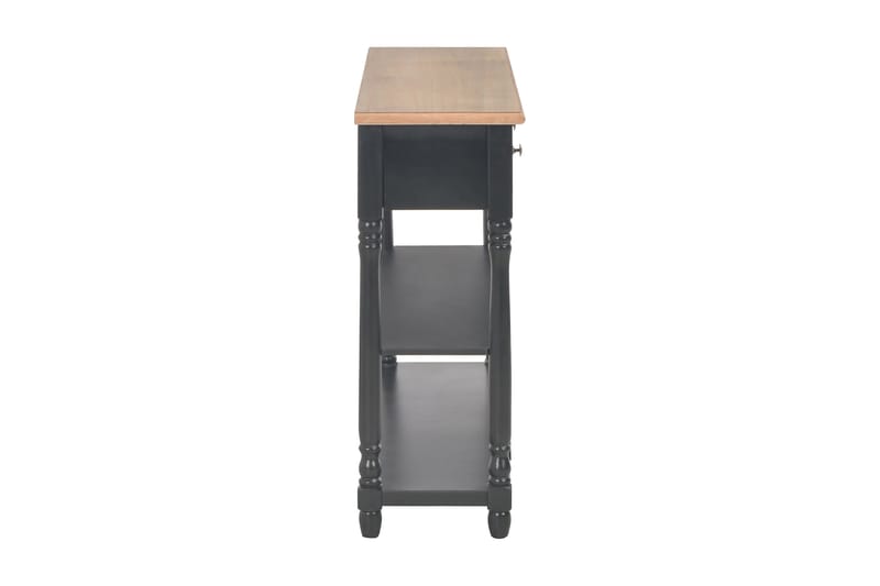 Konsolbord svart 120x30x76 cm MDF - Svart - Konsolbord & hallbord - Avlastningsbord & sidobord - Hallförvaring