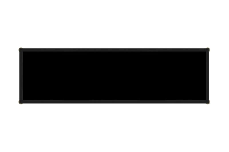 Konsolbord svart 120x35x75 cm härdat glas - Svart - Konsolbord & hallbord - Avlastningsbord & sidobord - Hallförvaring