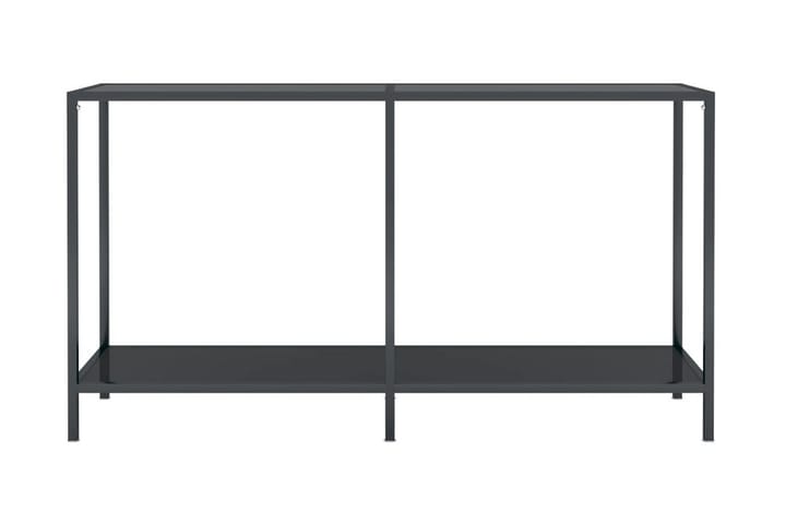 Konsolbord svart 140x35x75,5 cm härdat glas - Konsolbord & hallbord - Avlastningsbord & sidobord - Hallförvaring