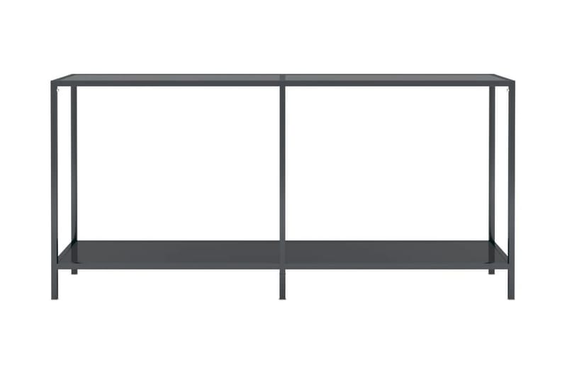 Konsolbord svart 160x35x75 cm härdat glas - Svart - Konsolbord & hallbord - Avlastningsbord & sidobord - Hallförvaring