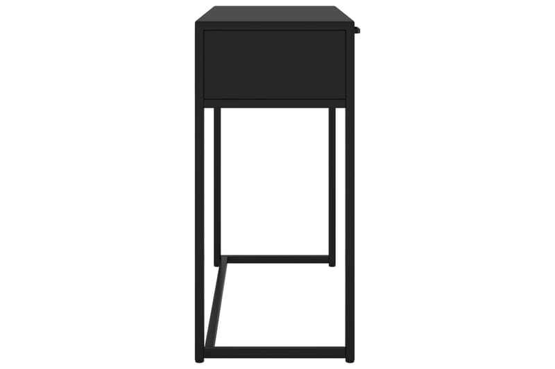 Konsolbord svart 72x35x75 cm stål - Svart - Konsolbord & hallbord - Avlastningsbord & sidobord - Hallförvaring