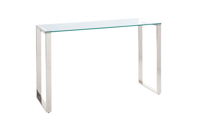 Konsolbord Tilon Silver, Transparent - Silver, Transparent - Möbler - Bord & matgrupp - Avlastningsbord & sidobord - Konsolbord & hallbord