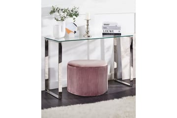 Konsolbord Tilon Silver, Transparent - Silver, Transparent - Möbler - Bord & matgrupp - Avlastningsbord & sidobord - Konsolbord & hallbord