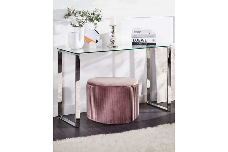 Konsolbord Tilon Silver, Transparent - Silver, Transparent - Möbler - Bord & matgrupp - Avlastningsbord & sidobord - Konsolbord & hallbord