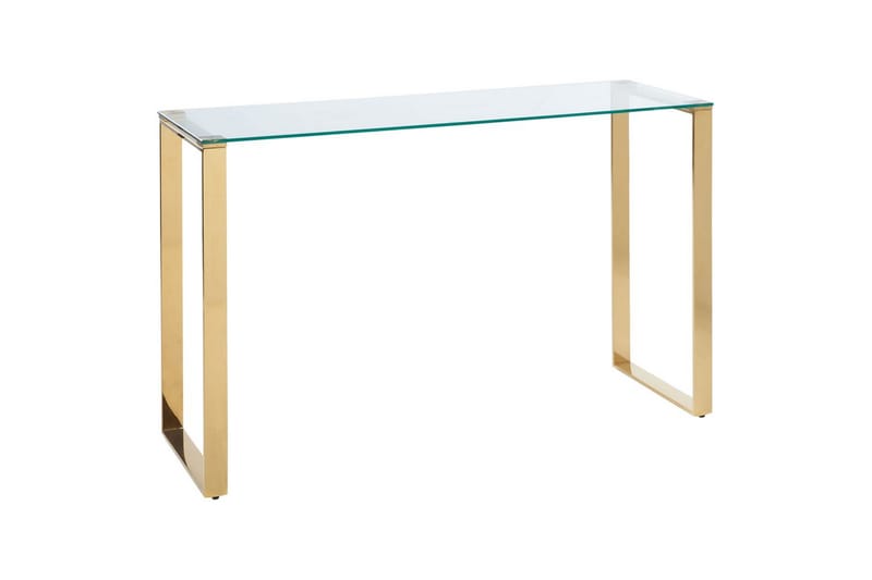 Konsolbord Tilon Transparent, guld - Transparent, guld - Möbler - Bord & matgrupp - Avlastningsbord & sidobord - Konsolbord & hallbord