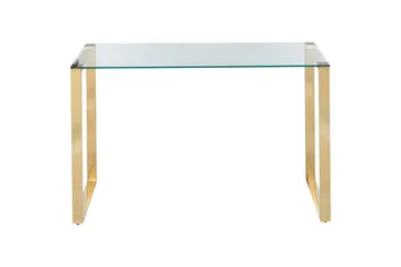 Konsolbord Tilon Transparent, guld - Transparent, guld - Möbler - Bord & matgrupp - Avlastningsbord & sidobord - Konsolbord & hallbord