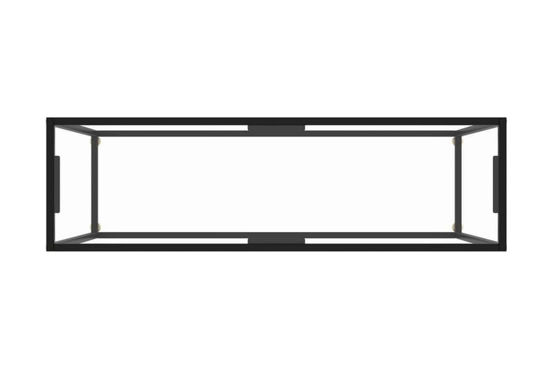 Konsolbord transparent 120x35x75 cm härdat glas - Transparent - Konsolbord & hallbord - Avlastningsbord & sidobord - Hallförvaring