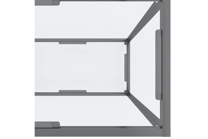 Konsolbord transparent 140x35x75,5 cm härdat glas - Transparent - Konsolbord & hallbord - Avlastningsbord & sidobord - Hallförvaring