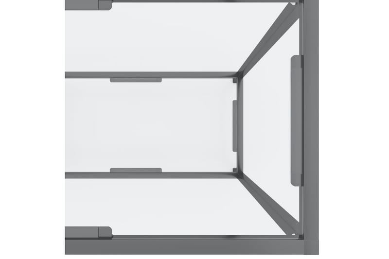 Konsolbord transparent 160x35x75 cm härdat glas - Transparent - Konsolbord & hallbord - Avlastningsbord & sidobord - Hallförvaring